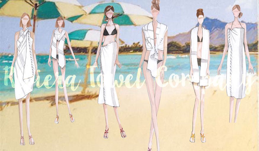 Wear your Turkish towel like a scarf, wrap or sarong ... The Riviera Towel Company Wear your Turkish towel like a scarf, wrap or sarong ... The Riviera Towel Company