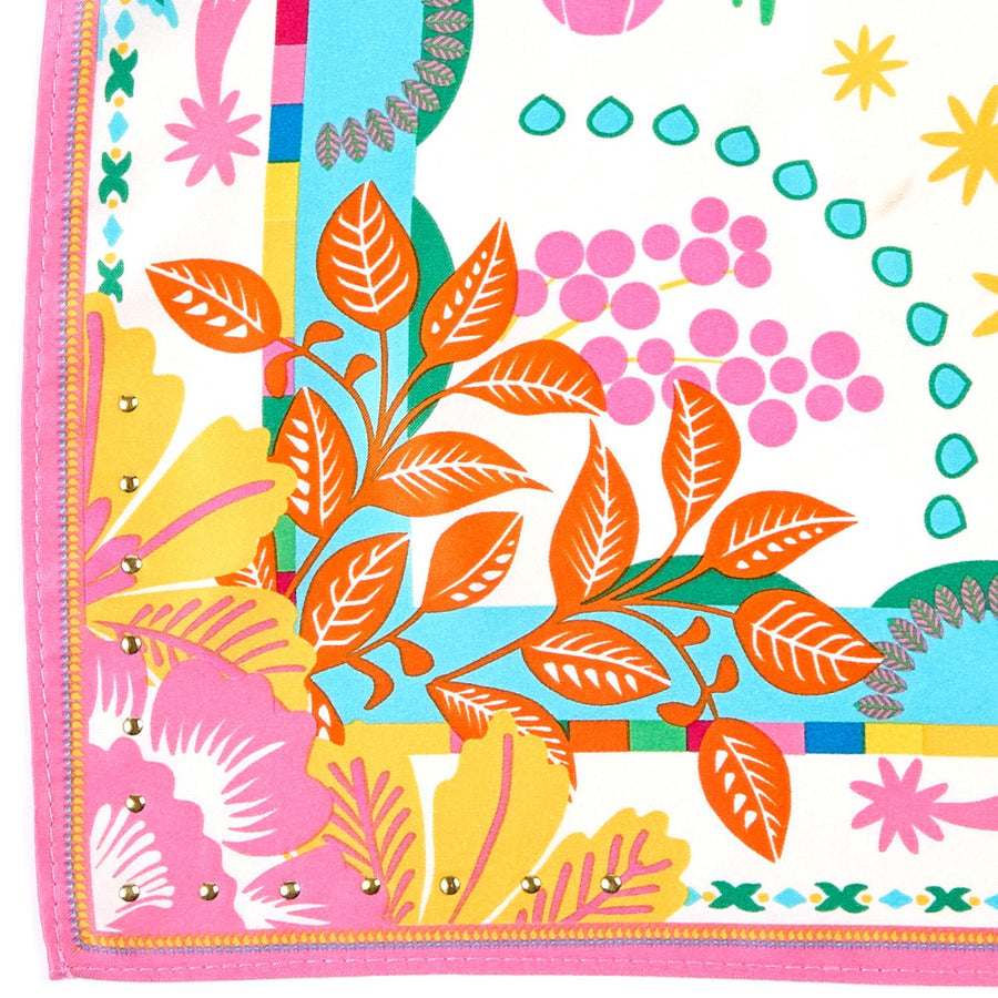 Mini Square Scarf, view 2, styled