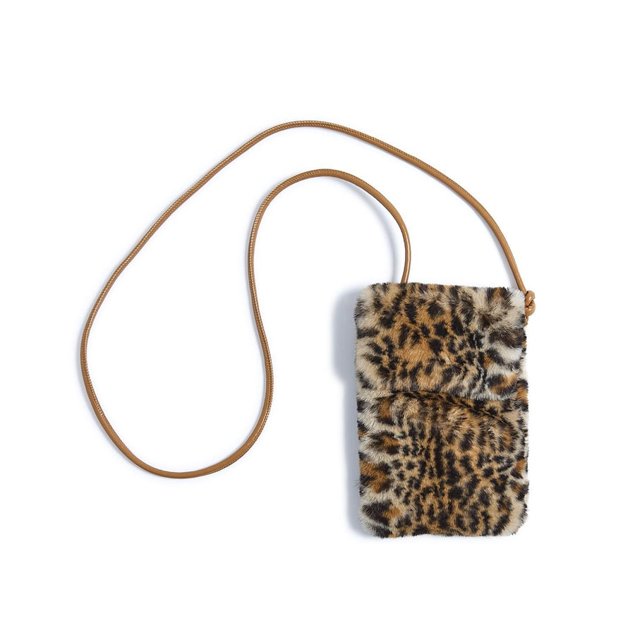 Faux Fur Cross Body Bag, view 2, styled