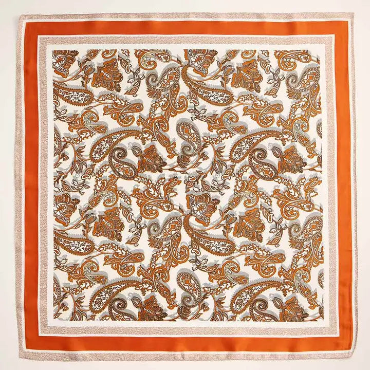 Silky Satin Scarf Asst