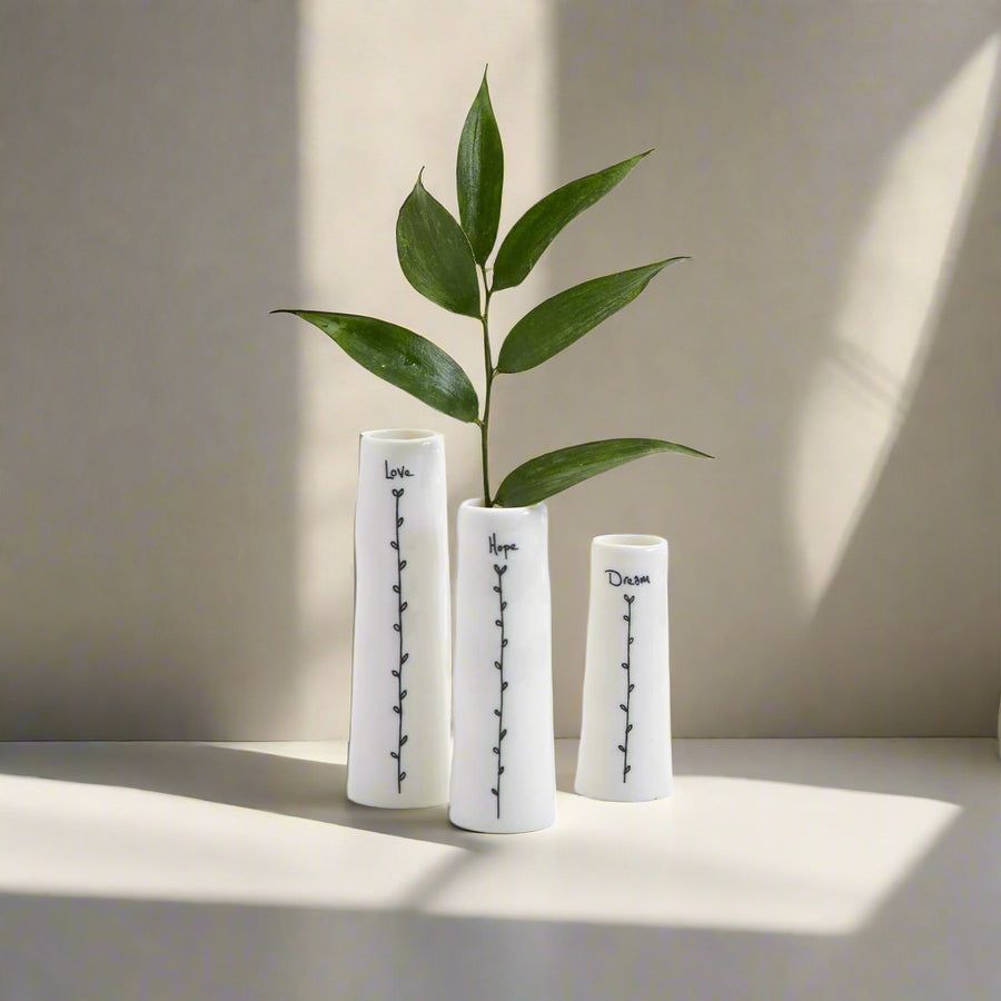 All My Love Set of 3 Vase, view 2, styled