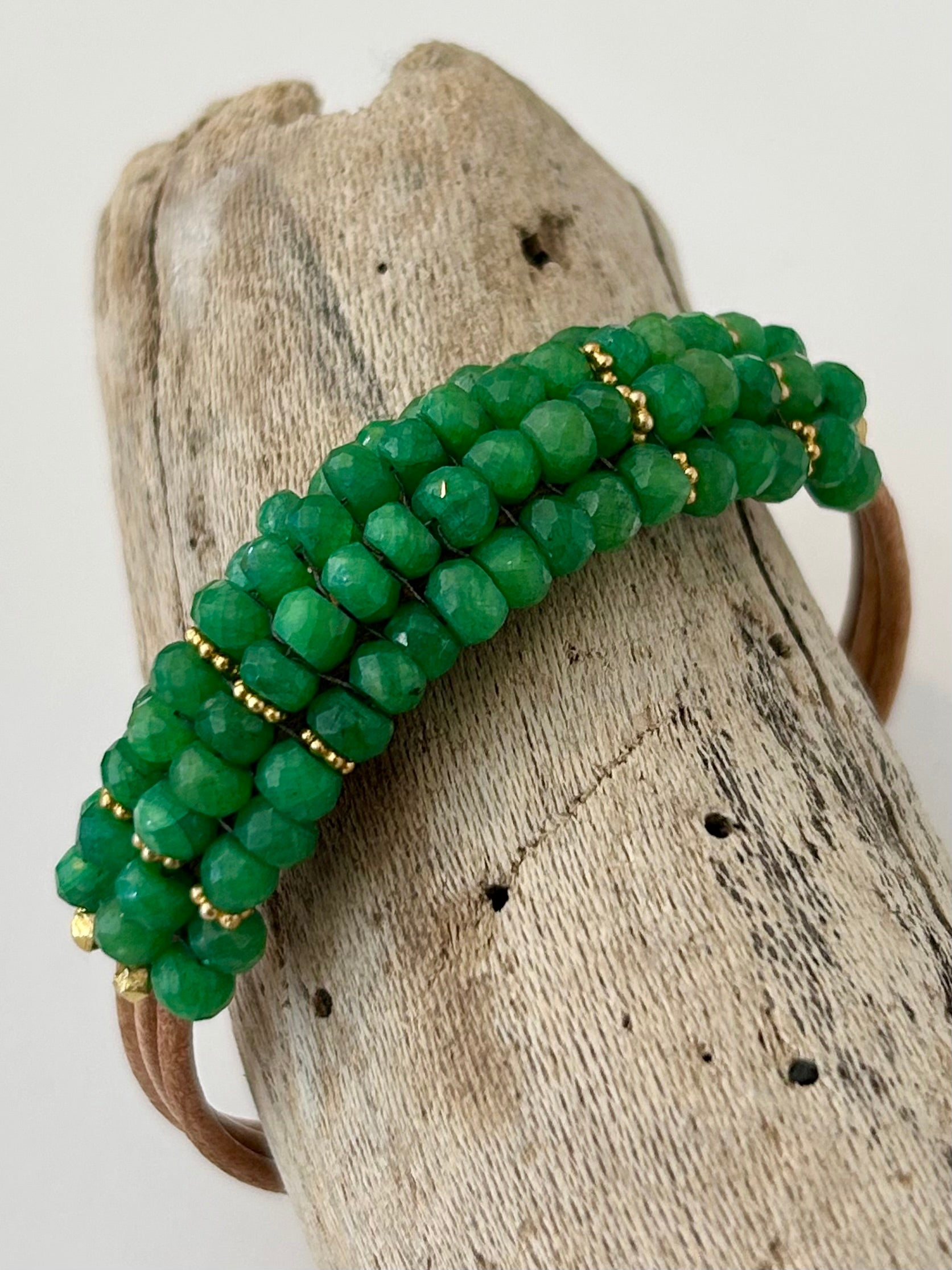 Emerald Vermeil Bracelet