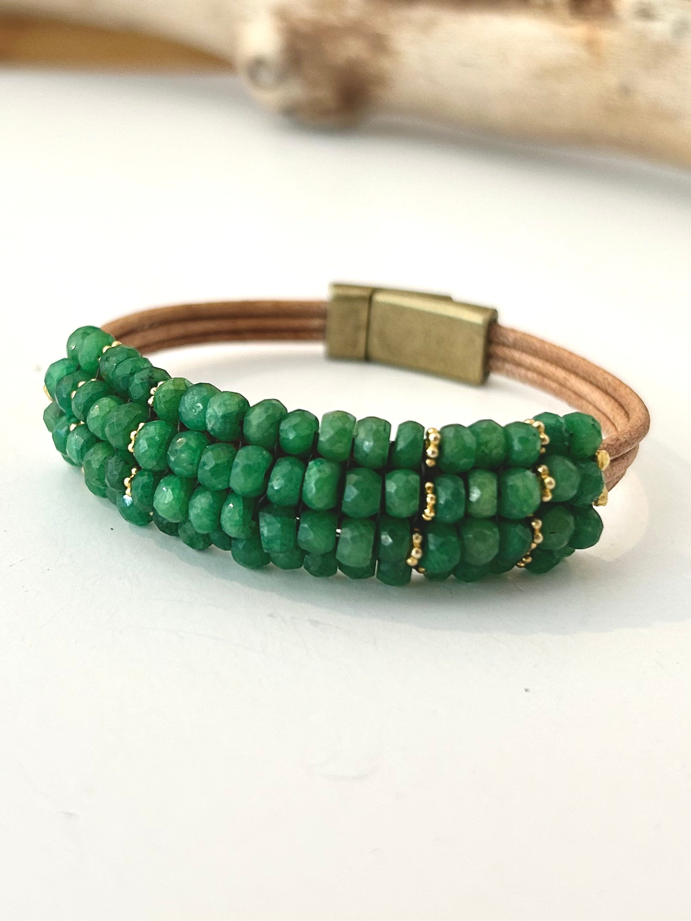 Emerald Vermeil Bracelet