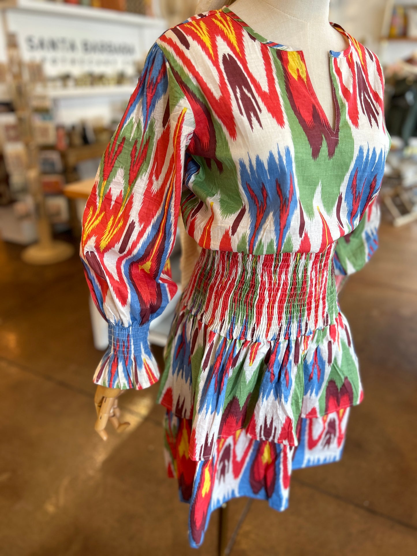 Istanbul Smocked Mini Dress