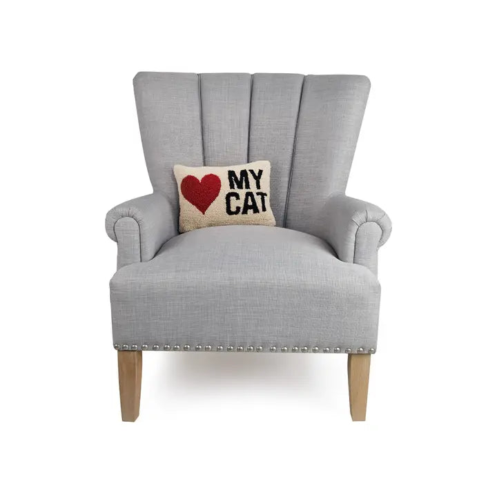 Heart My Cat Hook Pillow, view 2