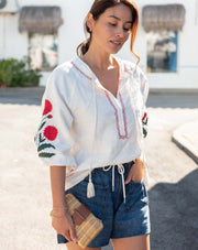 Palermo Embroidered Top