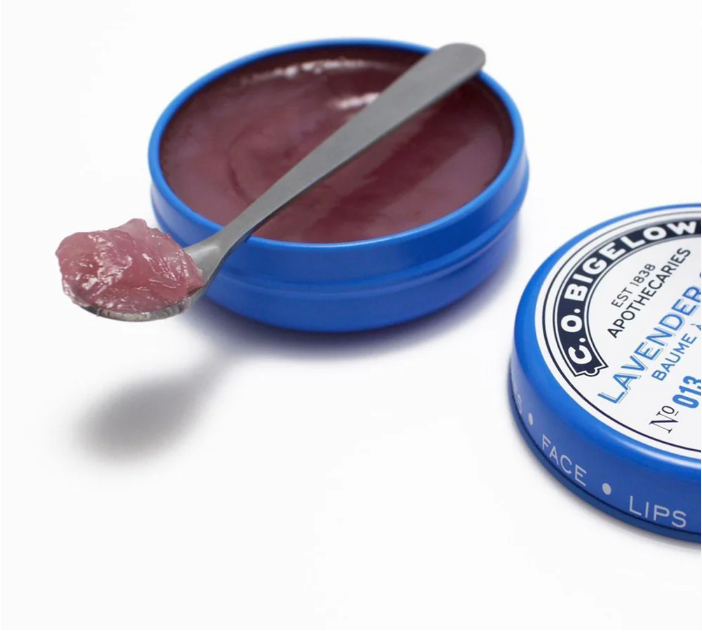 Lavender Salve Tin, view 2, styled