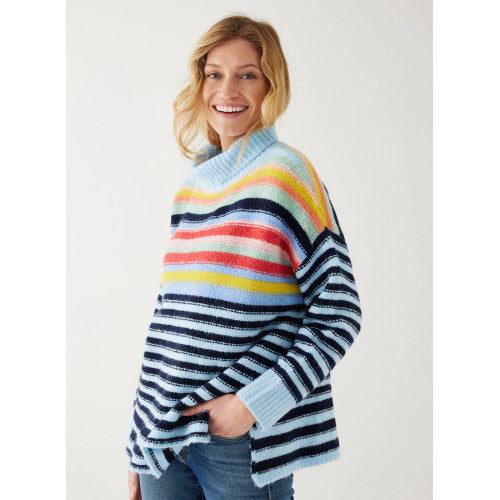 SeaHappy Knit Striped Sweater