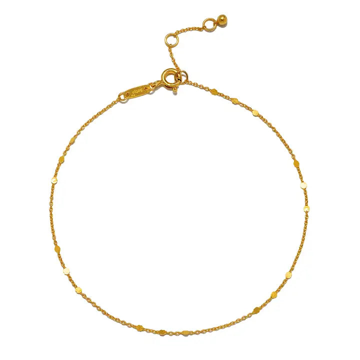 Shimmering Chain Anklet