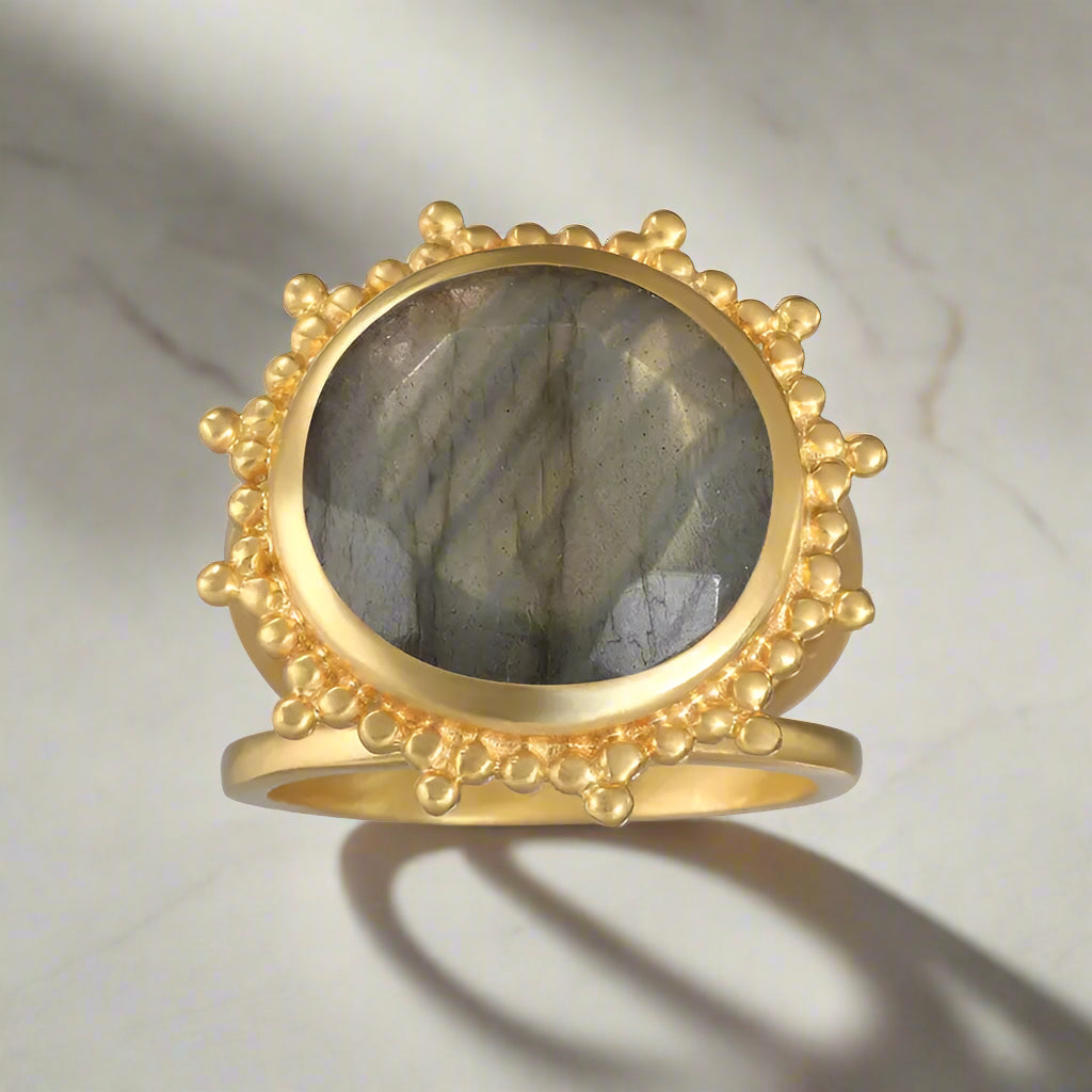 Starburst Labradorite Ring