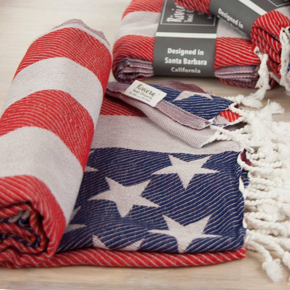 American Flag Towel