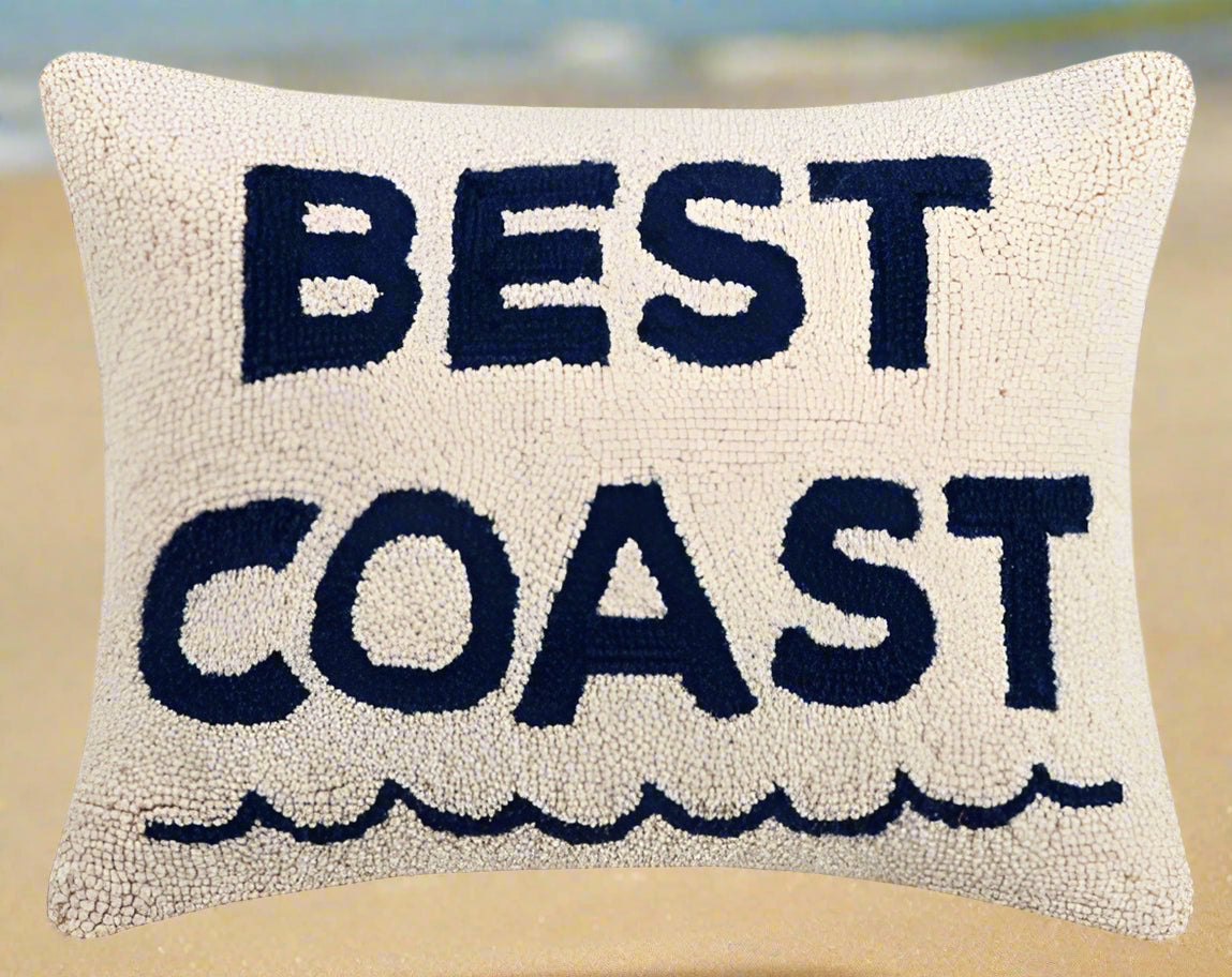 Best Coast Hook Pillow - The Riviera Towel Company