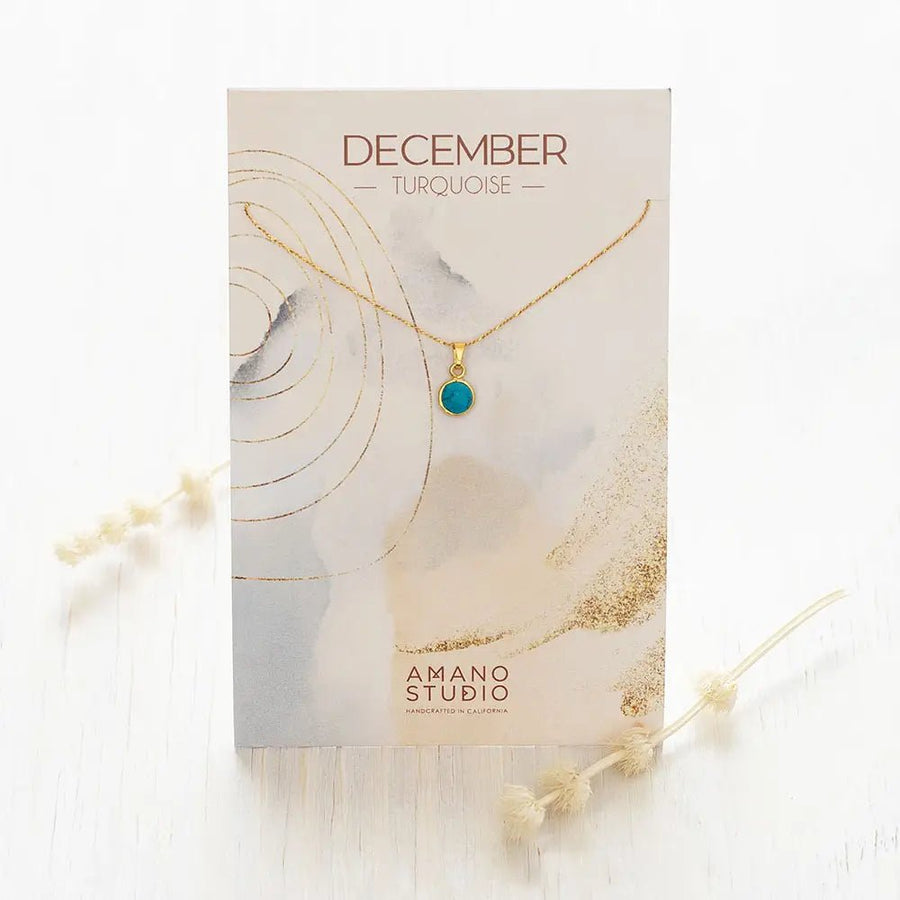 Birthstone Necklace - The Riviera Towel Company, styled