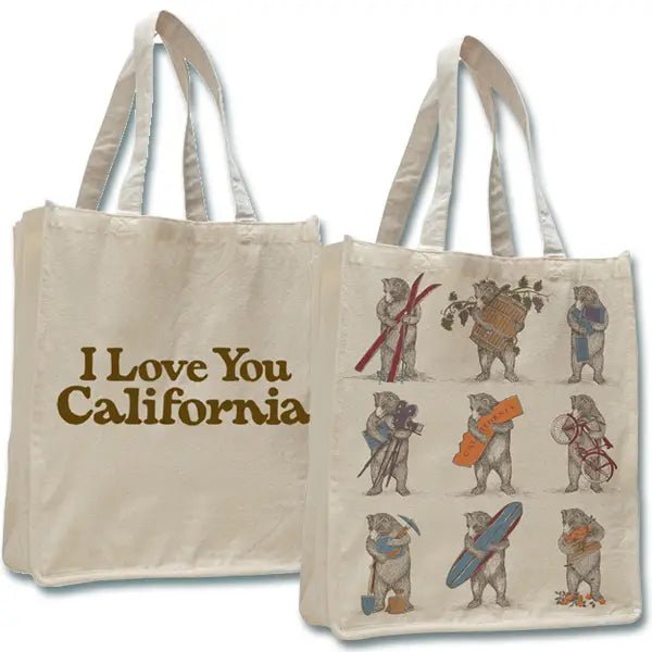 CA 9 - Bear Jumbo Tote - The Riviera Towel Company, styled