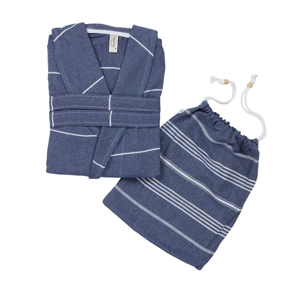 Essential Bathrobe - The Riviera Towel Company, styled