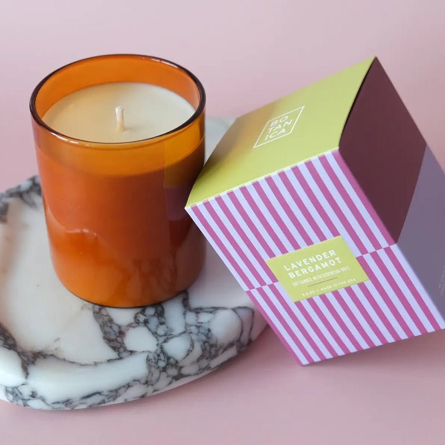 Essentials Candle | 8 oz. - The Riviera Towel Company, styled