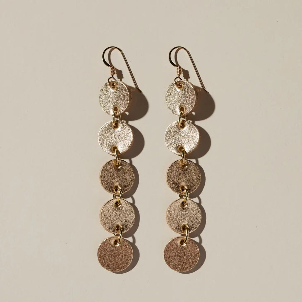 Gold Satin Sylvie Earring