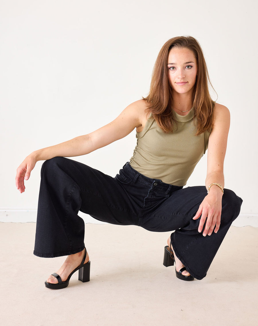 Kate Relaxed Wide Leg - Stormy, view 2, styled