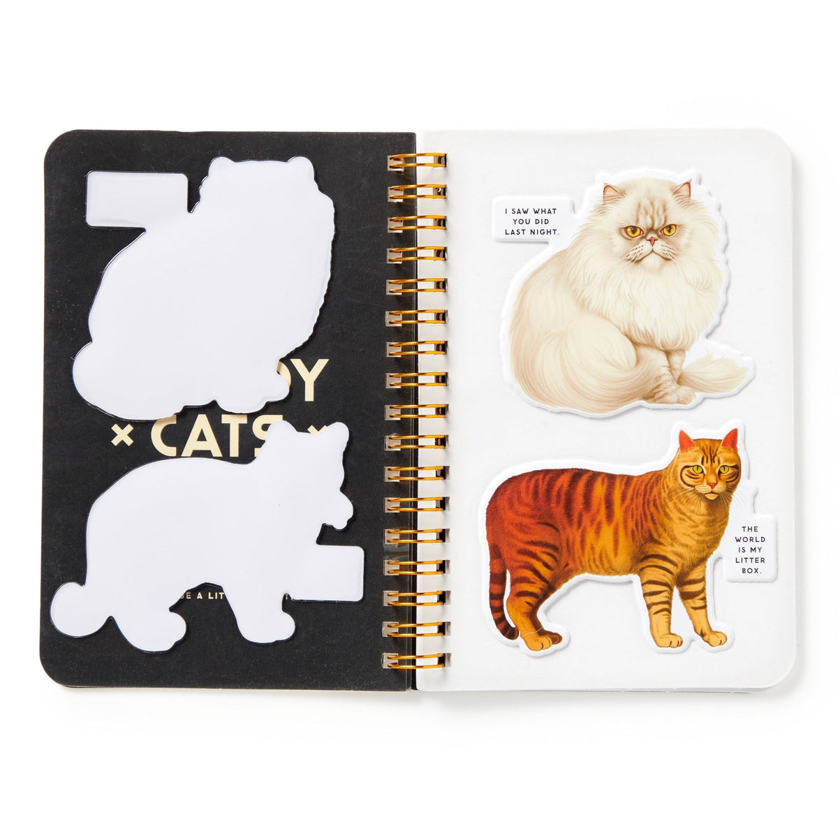 Moody Cats Sticker Book, view 3