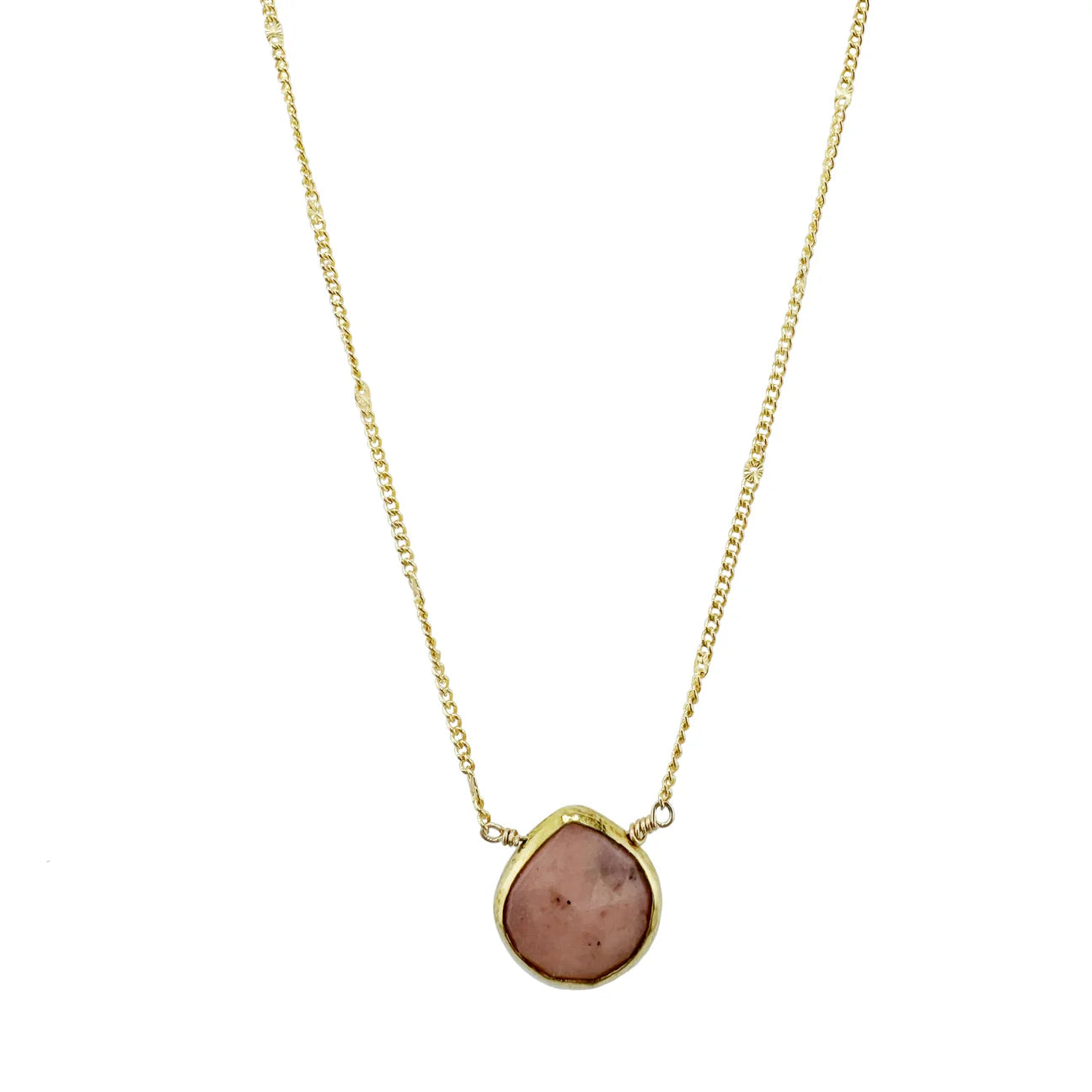 Faceted Drop Necklace
