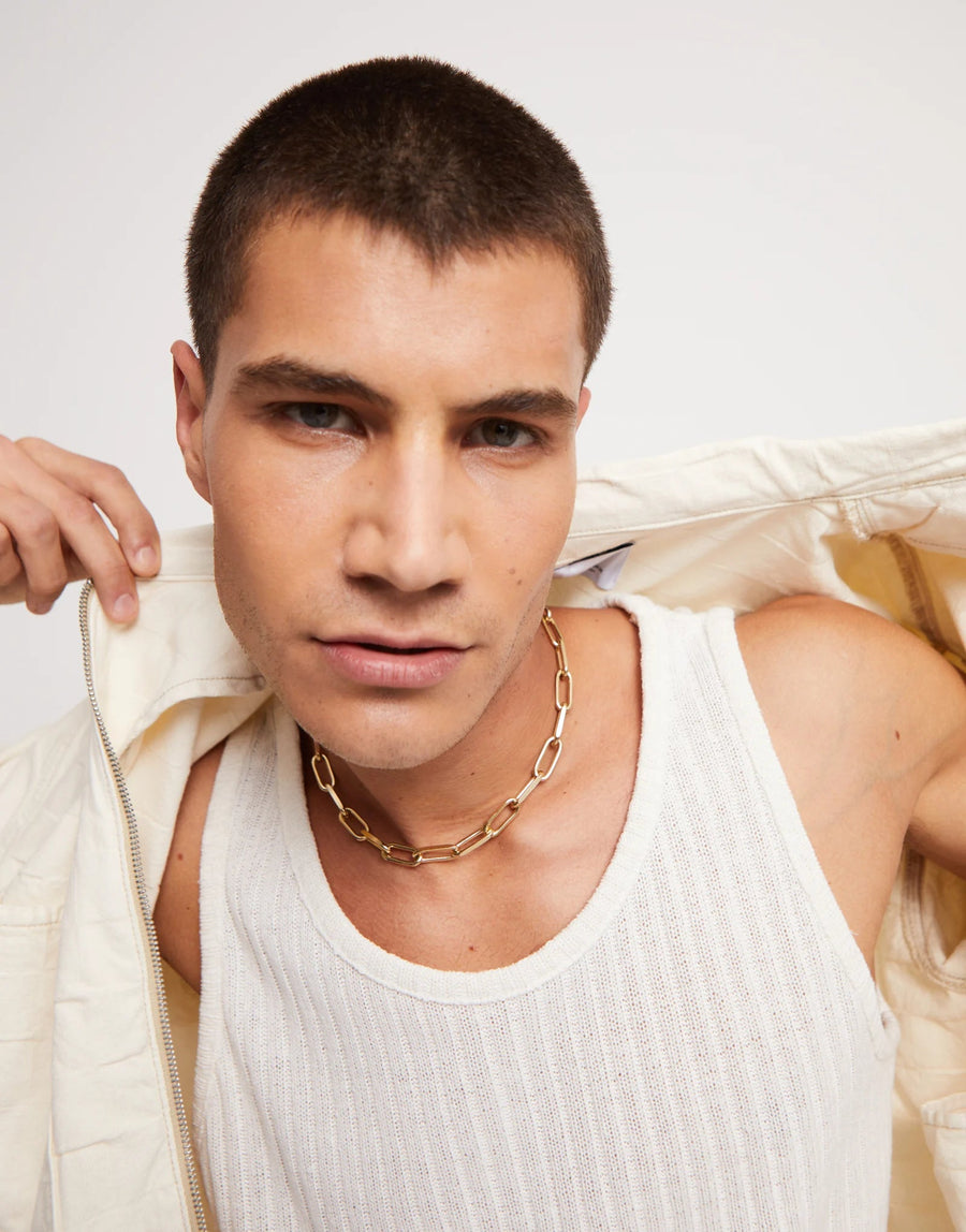 Ser Valiante Necklace - The Riviera Towel Company, styled