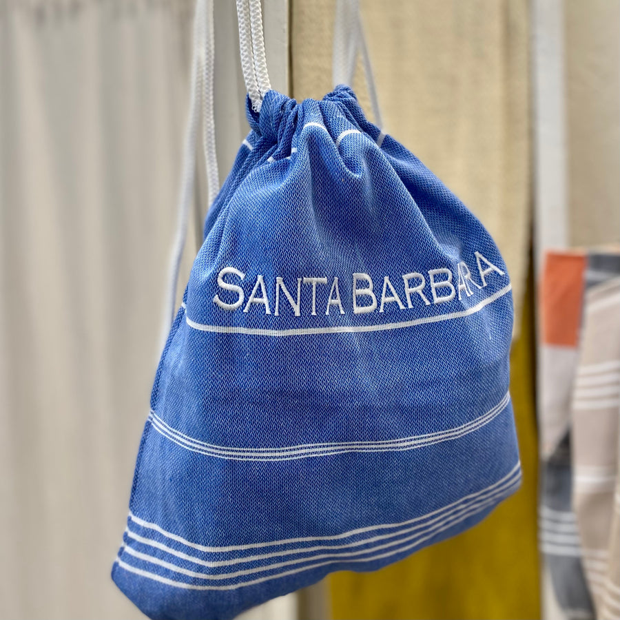 Santa Barbara Essential Drawstring Bag, view 2, styled