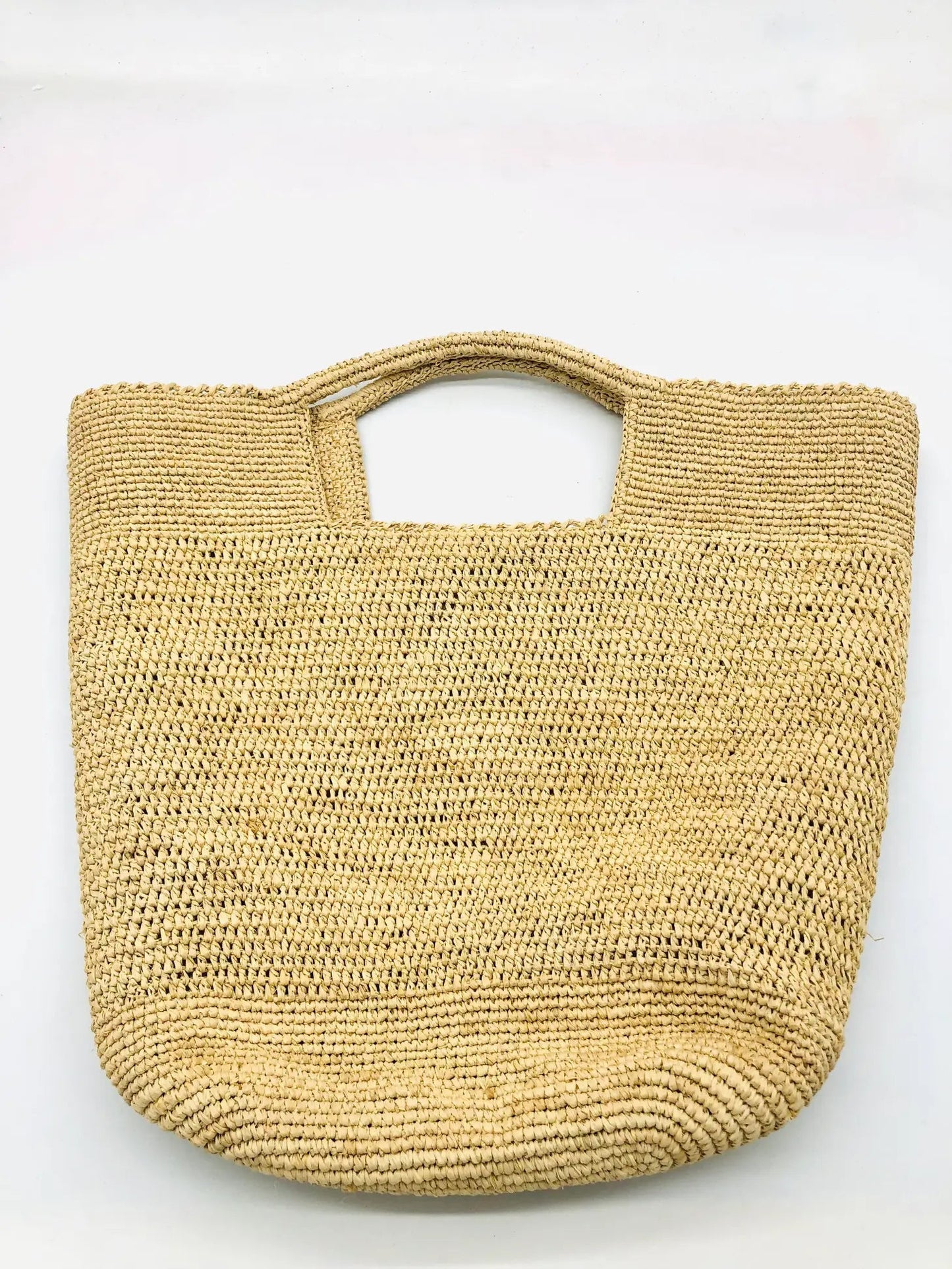 Concon Crochet Straw Basket - The Riviera Towel Company