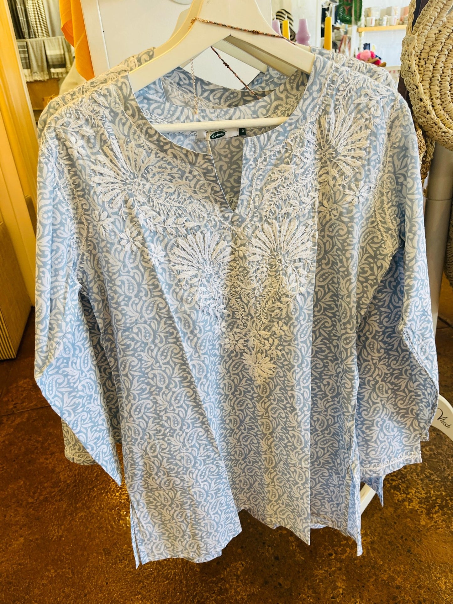 Embroidered Tunic - The Riviera Towel Company