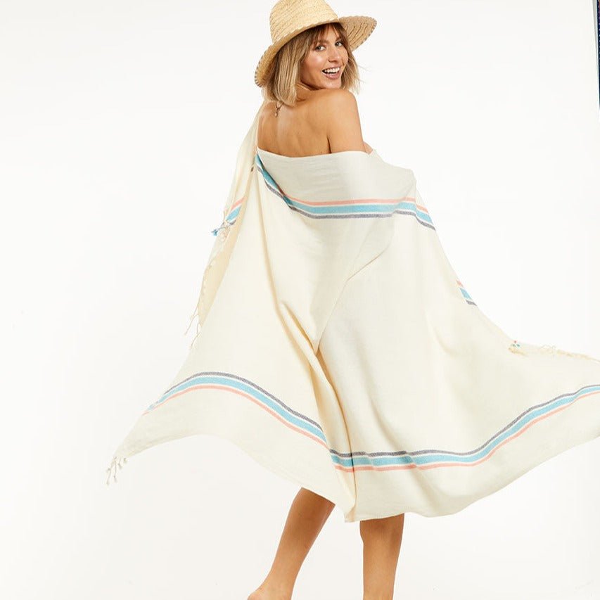 Monza Hand-Loomed Turkish Towel - The Riviera Towel Company