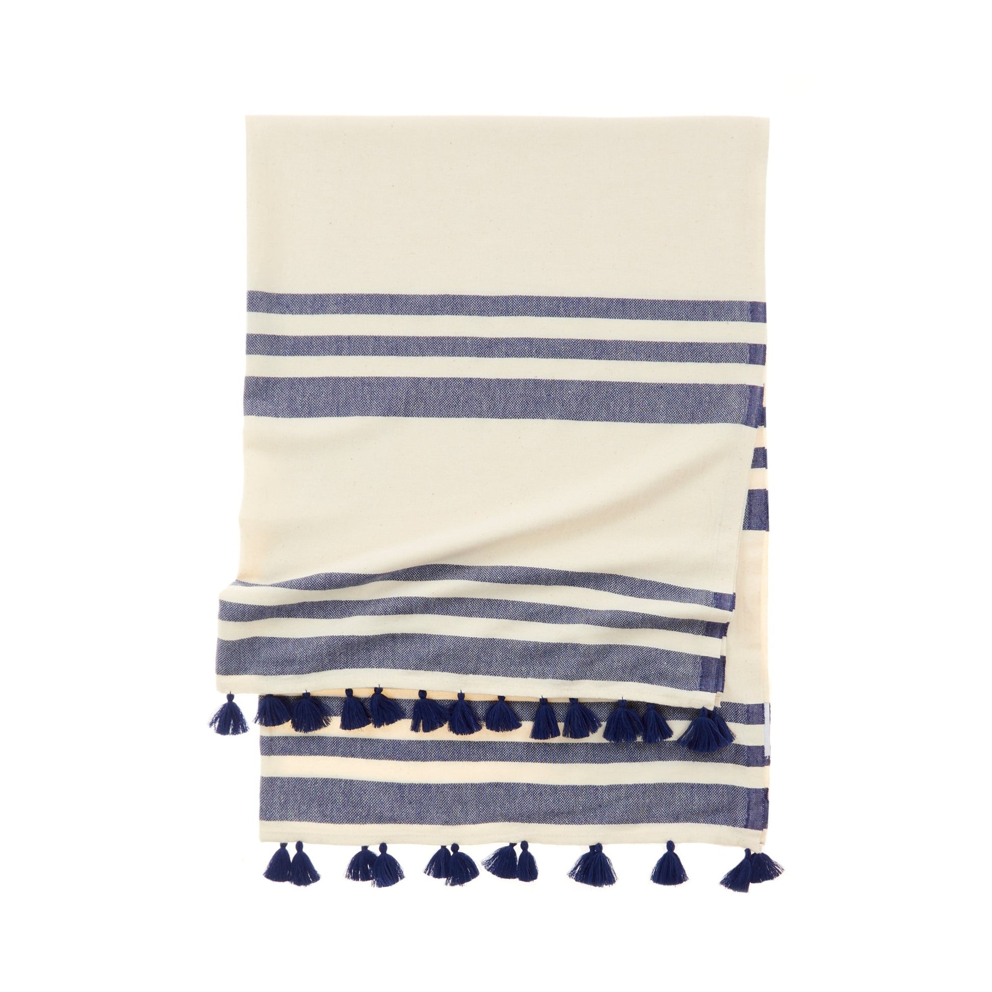 Portofino Tassel Towel - The Riviera Towel Company