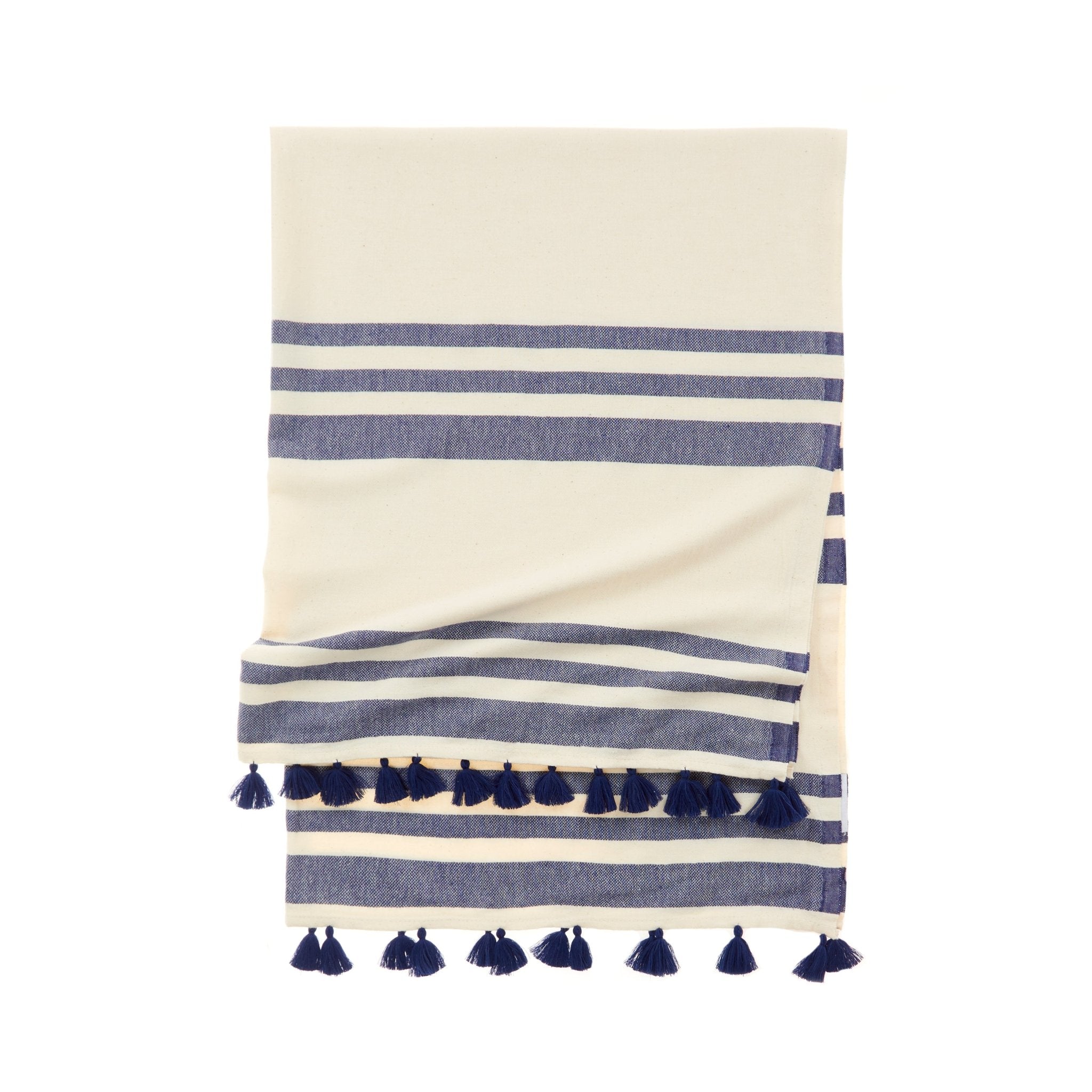 Portofino Tassel Towel - The Riviera Towel Company