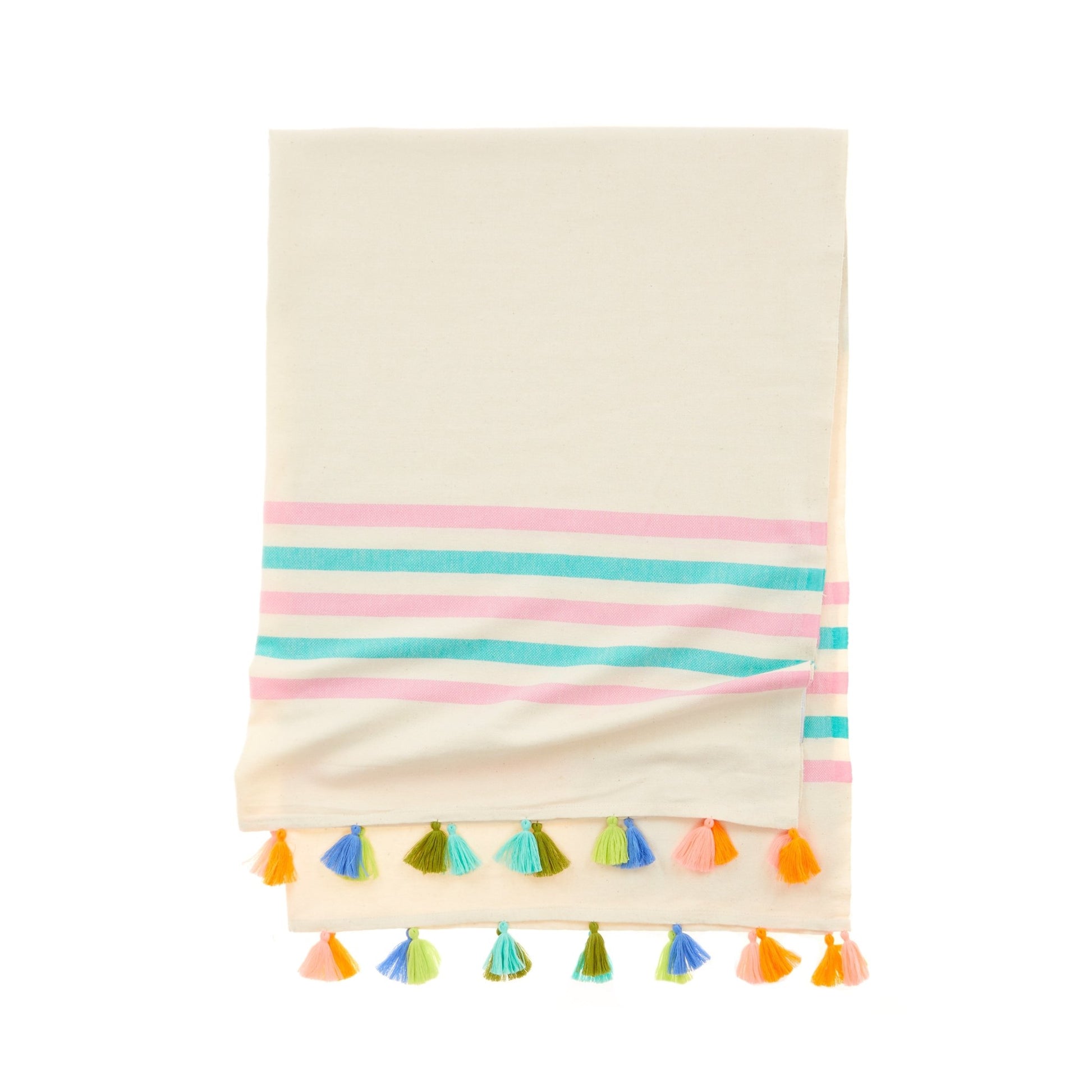 Portofino Tassel Towel - The Riviera Towel Company