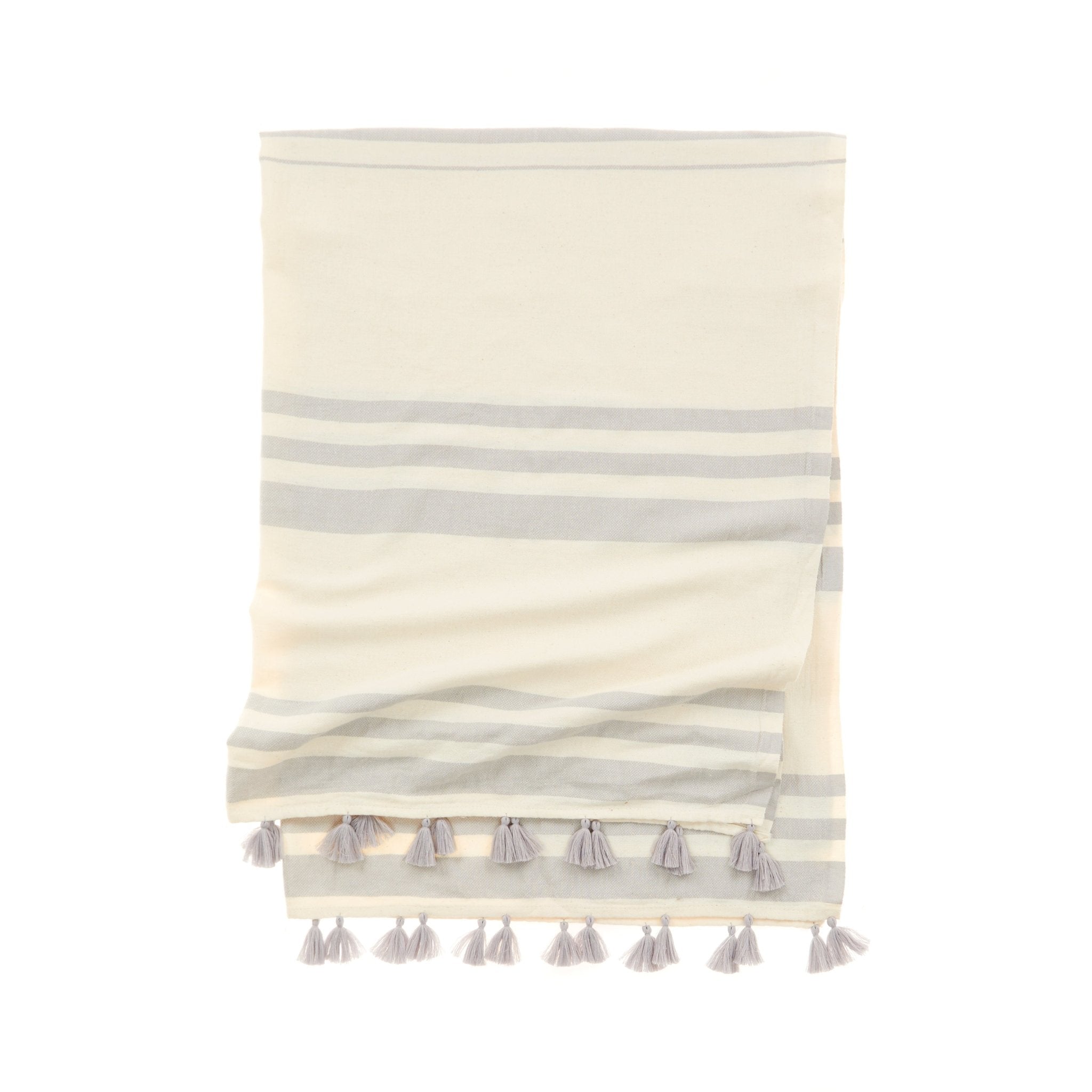 Portofino Tassel Towel - The Riviera Towel Company