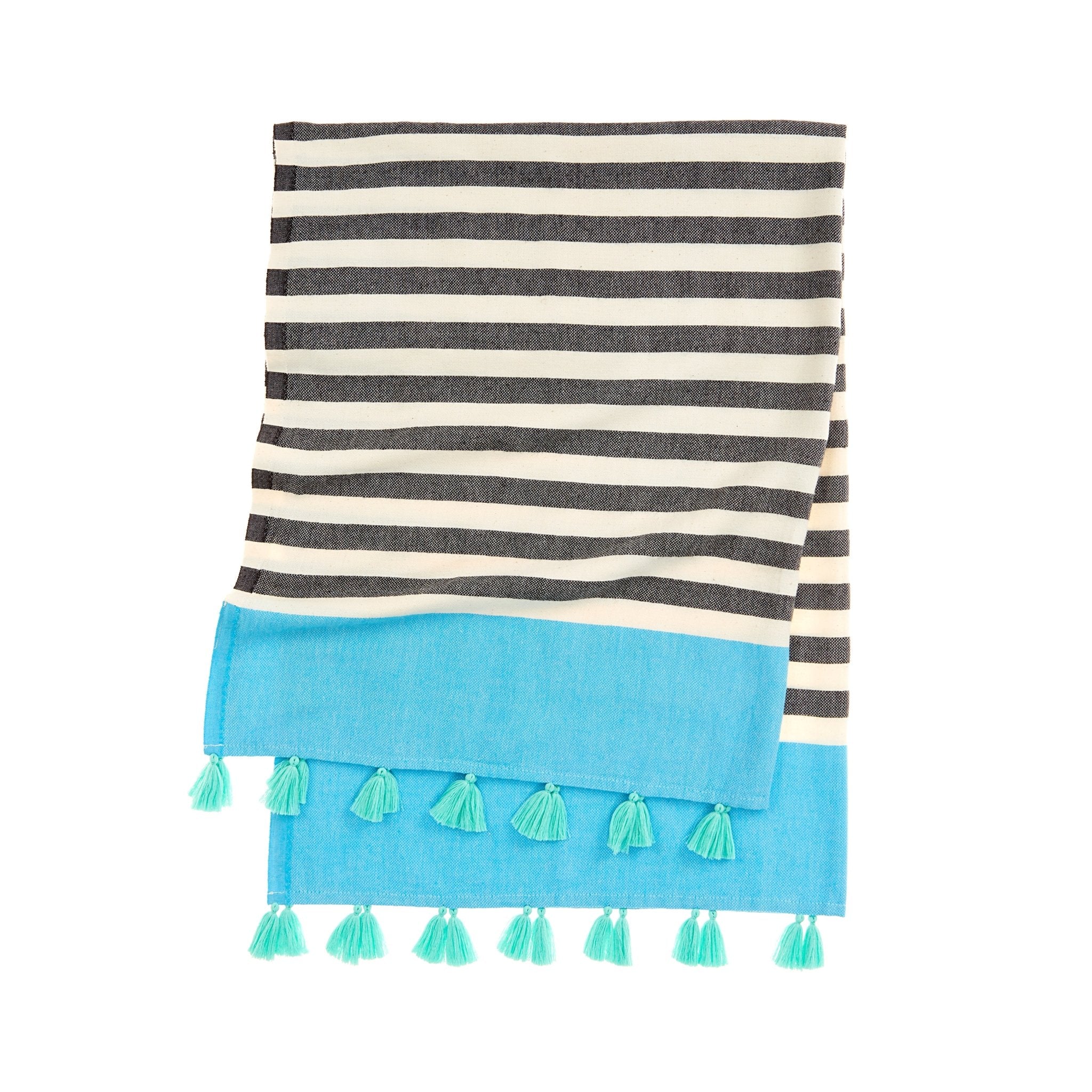 Portofino Tassel Towel - The Riviera Towel Company