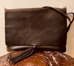 Rebecca Leather Clutch - The Riviera Towel Company