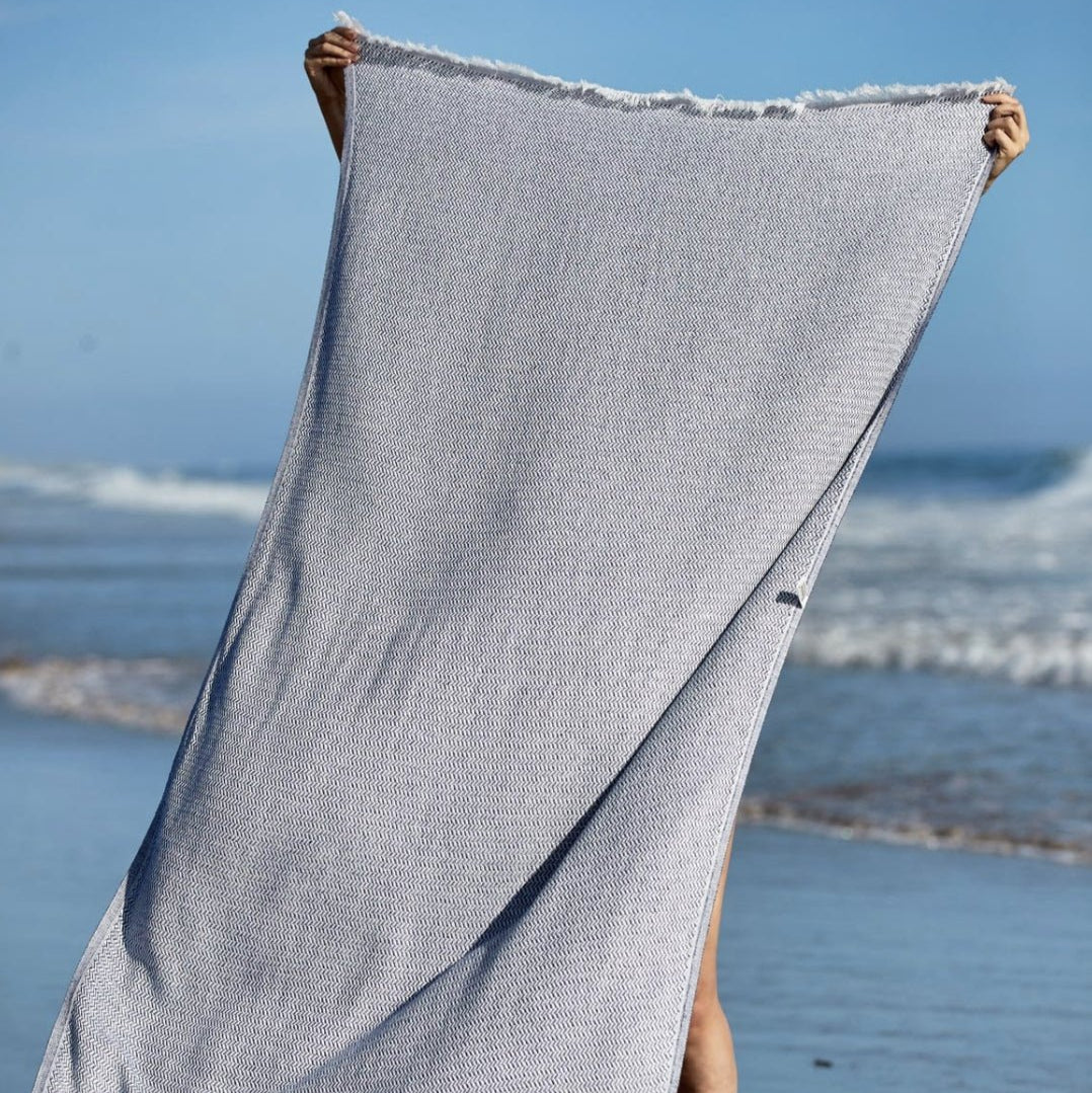 St. Tropez Bamboo Scarf Wrap Towel - The Riviera Towel Company
