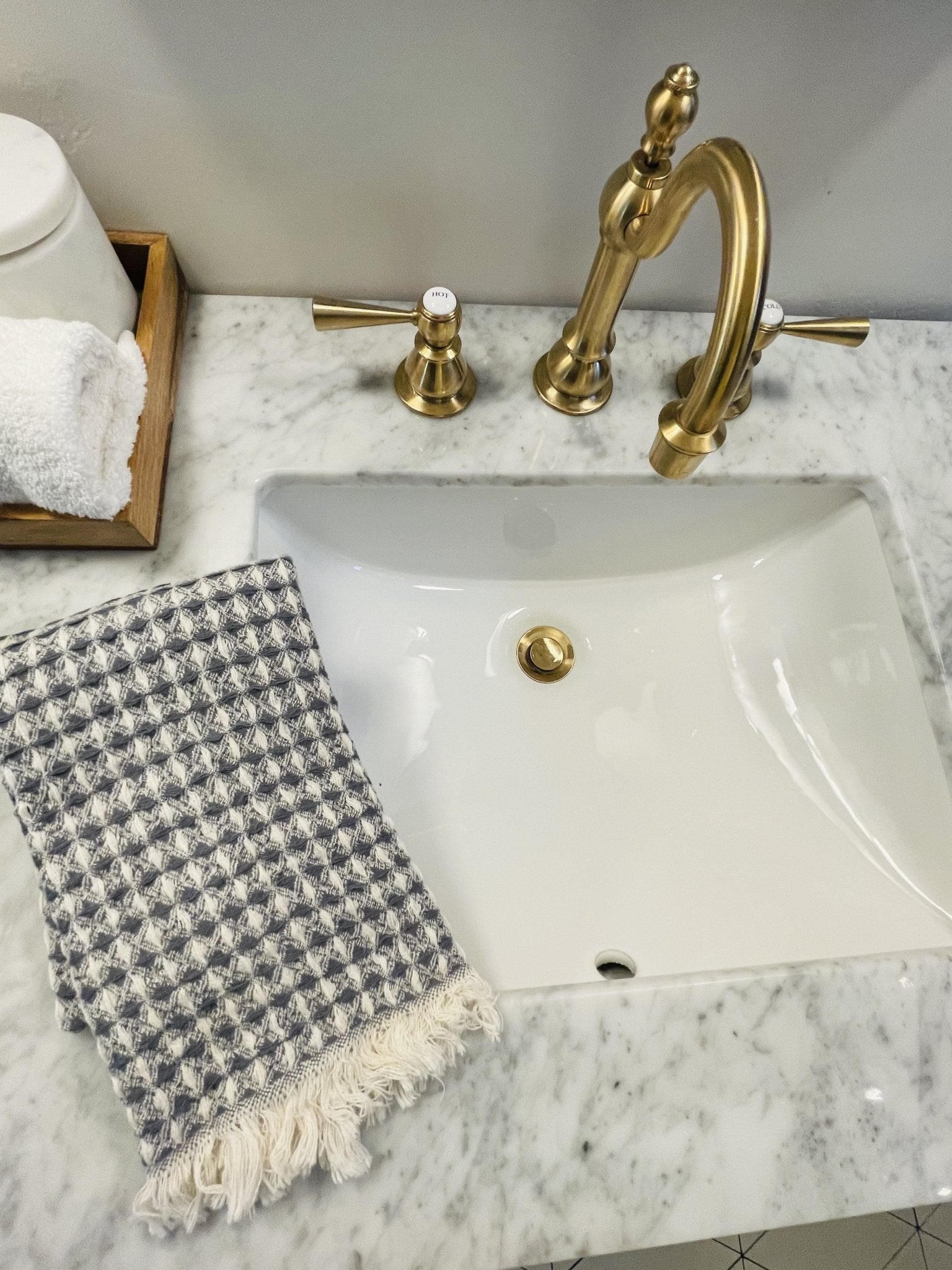 Waffle Hand Towel - The Riviera Towel Company