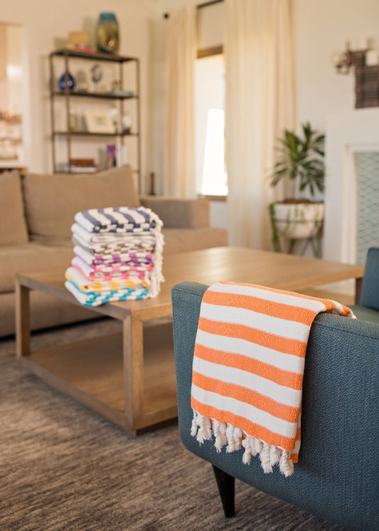 Stylish Turkish Towels The Secret Reveled - The Riviera Towel Company