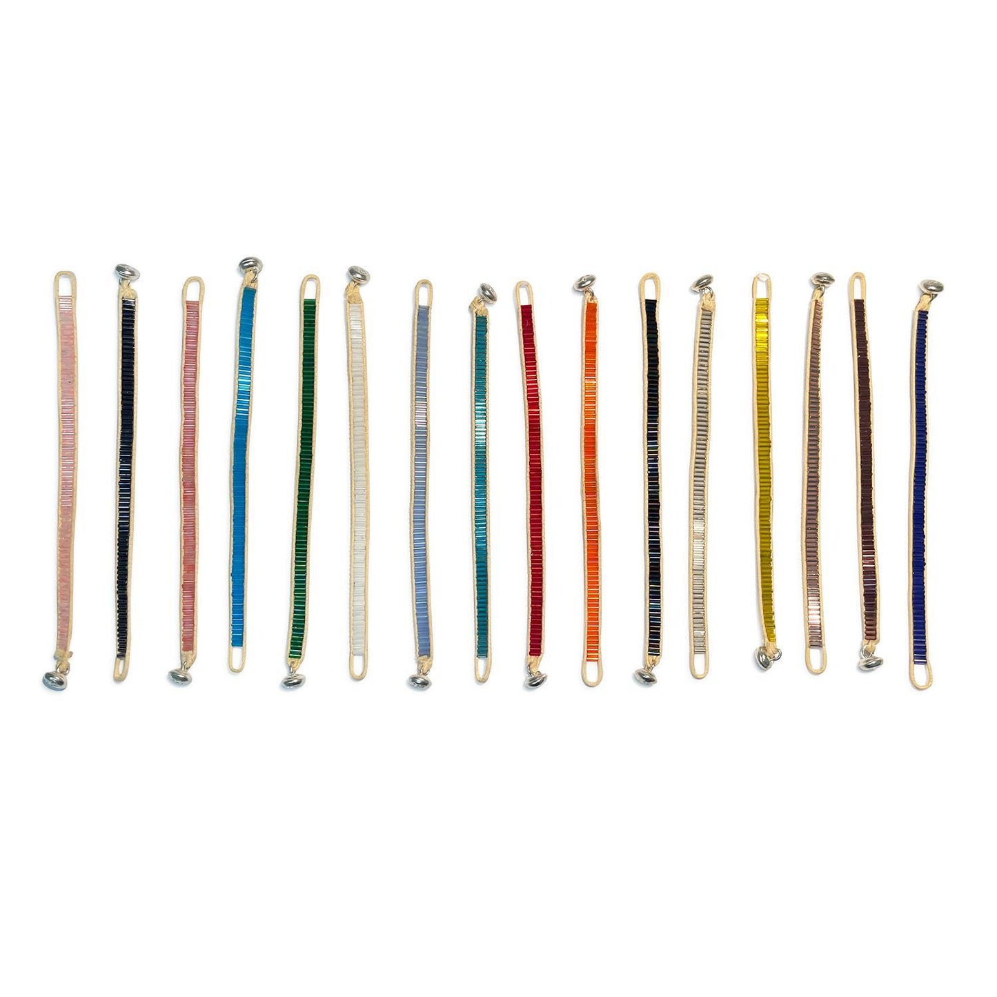 Color Bar Bead Bracelets