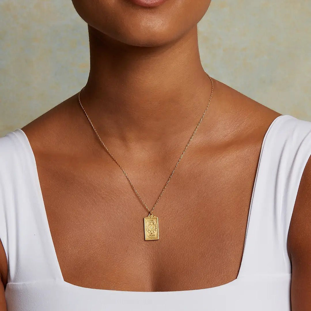 18" Tarot Card Necklace