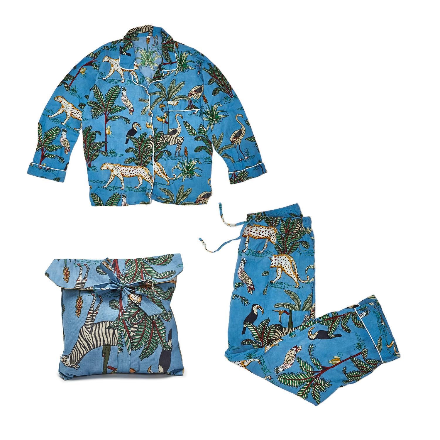 Happy Tropical Island Pajamas