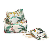 Tropical Block Print Bags