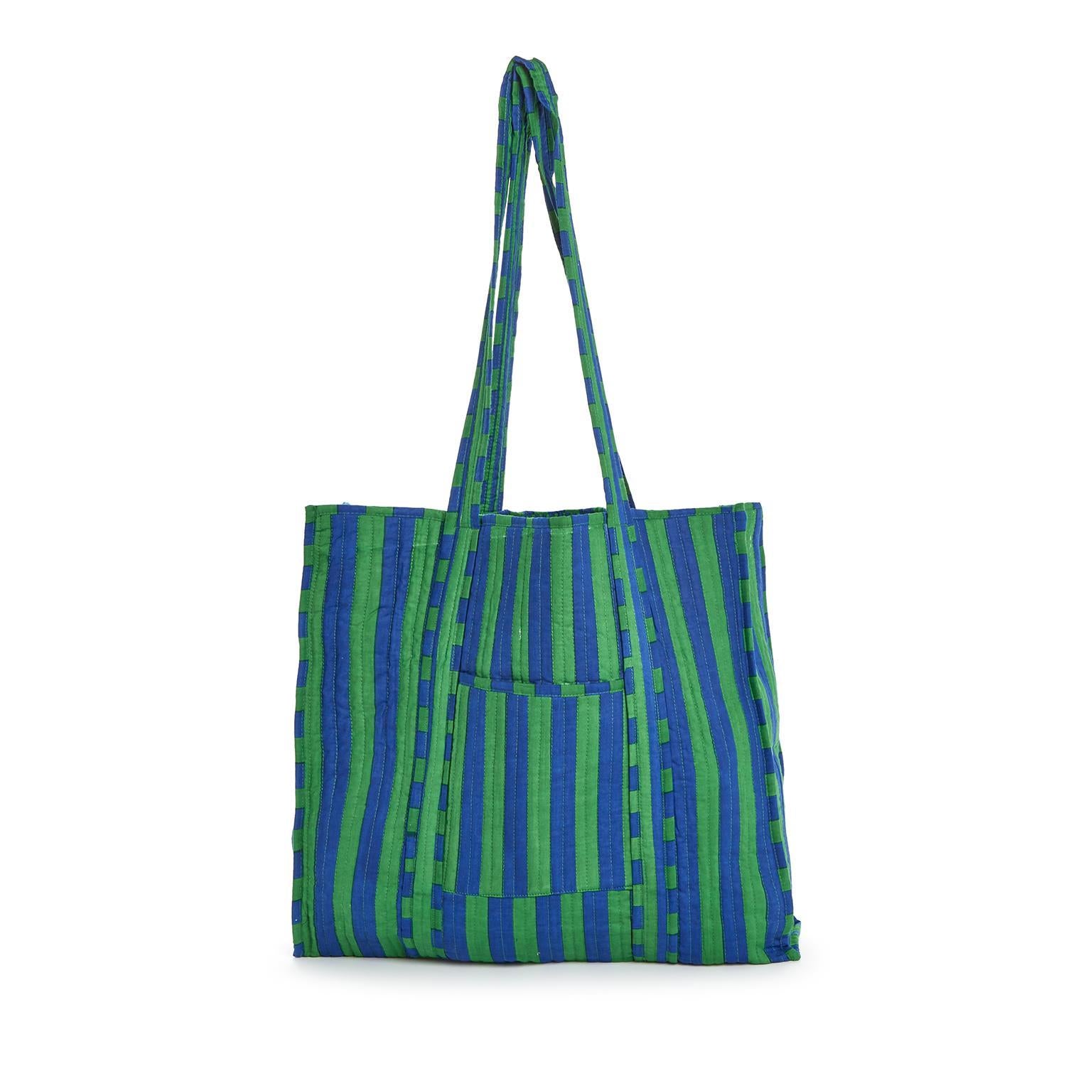 Quilted Reversible Tote Bag