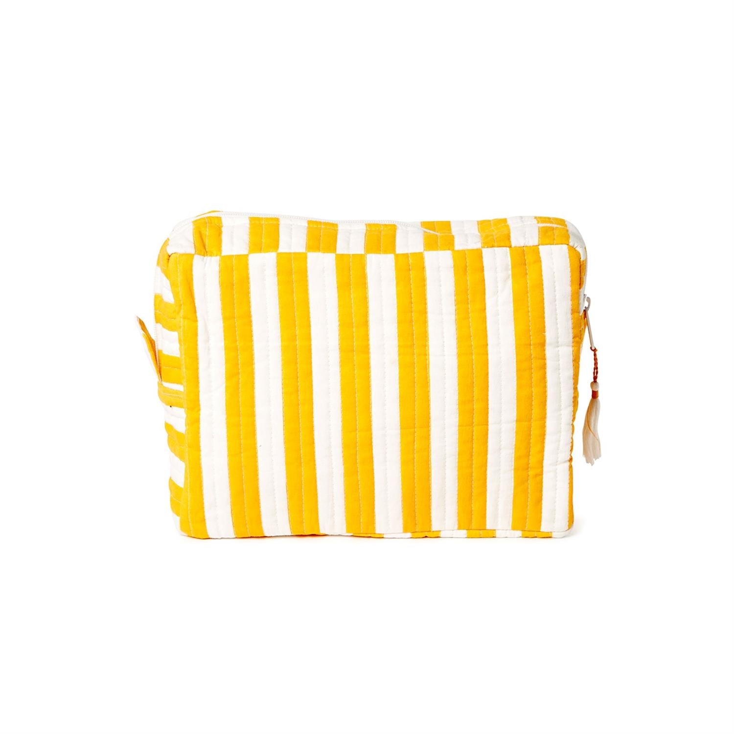 Quilted Striped  Pouches