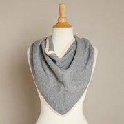 Contrast Border Triangle Scarf