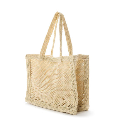 Low Key Raffia Tote, view 2