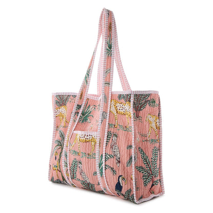 Happy Tropical Reversible Tote, view 4