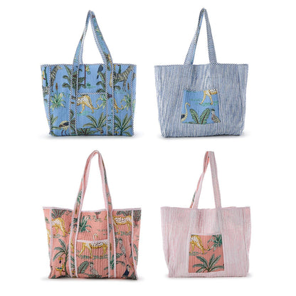 Happy Tropical Reversible Tote