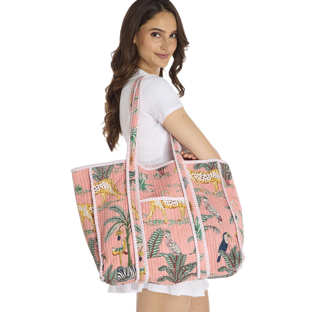 Happy Tropical Reversible Tote