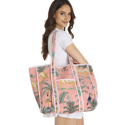 Happy Tropical Reversible Tote, view 2